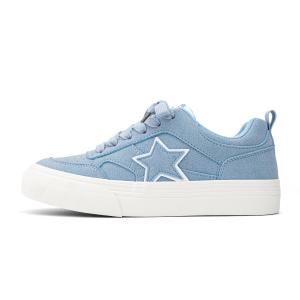 Мужские низкие скейтерские кроссовки для увеличения роста, износостойкие и легкие HUANQIU, синий-upgraded (more refined material)