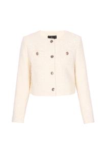 Faina Блейзер 'Festive' из шерсти, белый