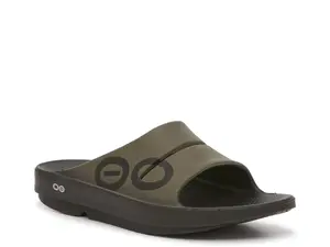 Сандалии OOahh Sport Slide Sandal Oofos, зеленый