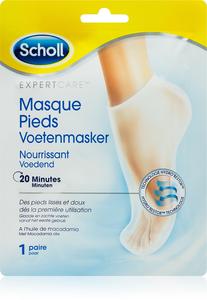Глубоко питательная маска для ног с маслом макадамии Pedimask Scholl, 1 шт
