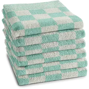 Полотенце для посуды Барбекю с оптимальным впитыванием влаги, с удобным отверстием для подвешивания Ddddd, пастельно-зеленый