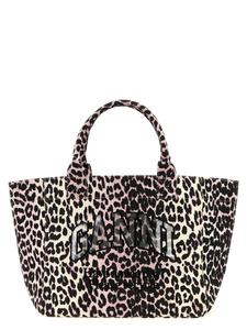 Шоппер 'Leopard Medium Tote' GANNI, розовый