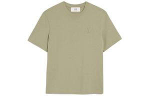 Футболка унисекс пыльно-зеленая Amiparis, зеленый