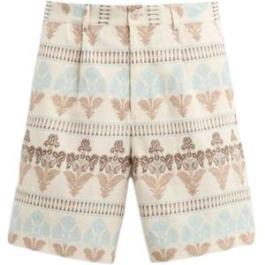 Повседневные шорты мужские бежевые Zara, бежевый