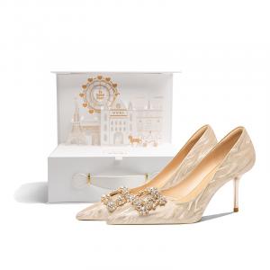 Тонкие каблуки туфли на высоком каблуке женские романтическое звездное небо VVKI, Romantic Starry Sky 6Cm