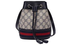 Ophidia Canvas With Leather Trim Ведро Сумка Кроссбоди, Плечевая Сумка Женская GUCCI