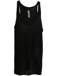 Rick Owens топ без рукавов Fog, черный
