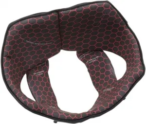 Мотоциклетный шлем AGV Unisex Adult Crown PAD Pista GP R (XXL), черно-красный, Black / Red