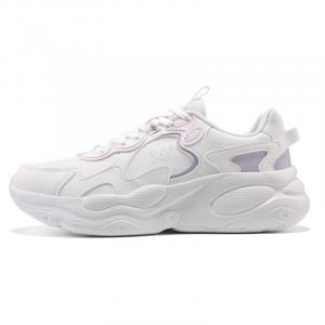 361° Кроссовки женские Yunshu с низким верхом Feather, белые/светло-серые, фиолетовые