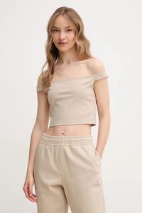 Топ Calvin Klein Jeans, бежевый