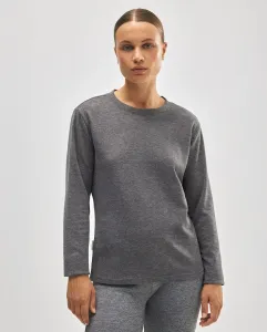 Флисовая термокофта с шерстью в спортивном стиле Ysabel Mora, темно-серый