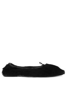Балетки из искусственной овчины Hereu, черный