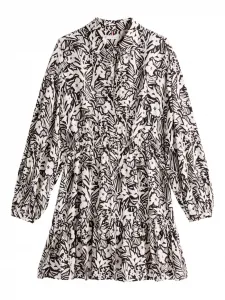 Мини-платье с цветочным принтом Tommy Hilfiger, белый