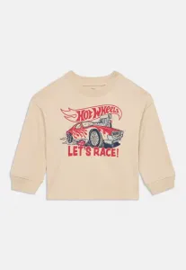 Детская футболка с длинными рукавами и принтом hot wheels. Gap, Anchorage Cream