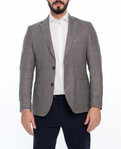 СПОРТИВНОЕ ПАЛЬТО MERCI REGULAR FIT В КЛЕТКУ Vella Pais, серый