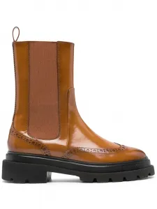 Ботинки челси Santoni, коричневый