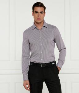 Рубашка мужская Hugo с узором, черный/белый