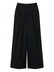 Брюки из эластичного хлопка TWINSET, черный