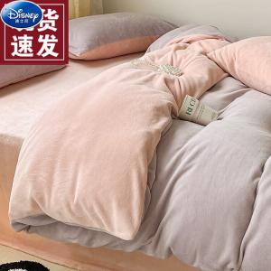 Disney Комплект постельного белья 4 предмета, 200x220 см, простыня, цвет Sticky rice noodles