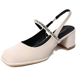 TATAYA Женские туфли на платформе с массивным каблуком экрю, цвет Ecru