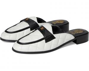 Женские лоферы Vince Camuto Cobby Quilted Slip-On Mule, Bianco/Black