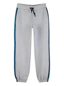 Спортивные брюки с логотипом KARL LAGERFELD KIDS, серый