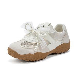 La Chapelle Нескользящие износостойкие низкие повседневные туфли женские бежевые