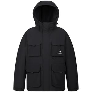 Пуховик мужской Camel, цвет Phantom Black/Dark Olive Green