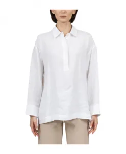 Льняная рубашка Varese Max Mara, белый