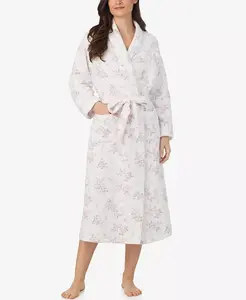 Женский балетный халат-халат с длинными рукавами и ромбовидным узором Eileen West