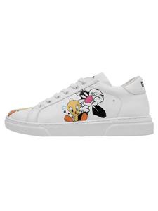Кроссовки на шнуровке Dogo Ace Sneakers - Best of Tweety and Sylvester, белый