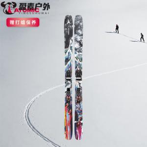 Atomic Высококачественная лыжная двойная доска MPPMCK New Freestyle BENT серии Wild Snow Powder Snow Park, черная ИЗОГНУТАЯ, 100AAST02306, 166 см