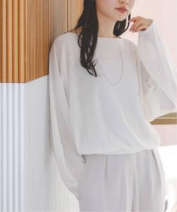 Пуловер с широкими рукавами и короткими рукавами Noble, цвет White