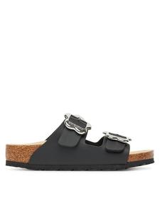 Шлепанцы Arizona Flower Buckle Kids 1029844 S Birkenstock, черный