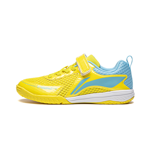 LINING YOUNG Детские кроссовки Kirin 3.0 с амортизацией и воздухопроницаемостью, низкие, желто-синие, детские