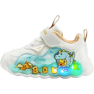 B.Duck Желтые утиные нескользящие термо низкие повседневные ботинки Kids'