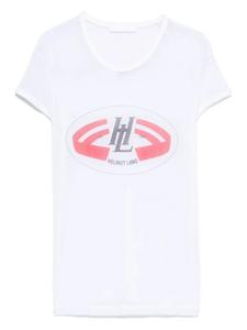 Футболка с логотипом Helmut Lang, белый