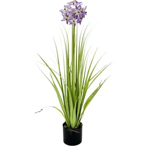 И.ГЕ.А. Искусственный цветок в горшке I.Ge.A., фиолетовый