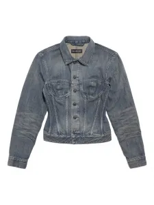 Джинсовая куртка в корсетном стиле Balenciaga, синий