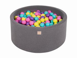 Бассейн MeowBaby круглый сухой детский 90х40см/