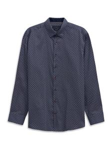 Рубашка для отдыха с длинными рукавами, цвет 390-синий Bugatti