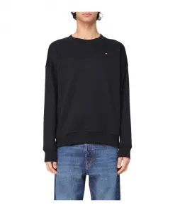 Толстовка с круглым вырезом и логотипом Diesel, черный