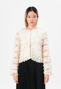 Блуза YAS YASCAMEA, Birch/Off-White