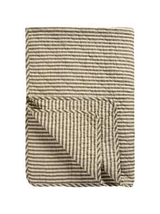 Хлопковое одеяло с оливковыми полосками IB Laursen