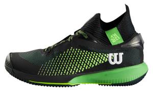 Кроссовки Wilson Tennis Shoes Men Low-top Black/Green, черный/зеленый