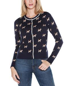Женский кардиган Fetch-ing Fun Belldini, Navy, Ivory, Almond