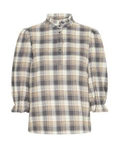 Pulz Рубашка 'PZEVIE' в бежевом цвете