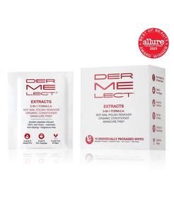 Жидкость для снятия лака Extracts 3-в-1 на основе сои Dermelect,