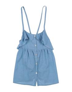 Рубашка Tocoto Vintage, пастельный синий