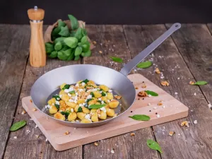 Сковорода профессиональная chg, серебристая, 24,0 см CHG